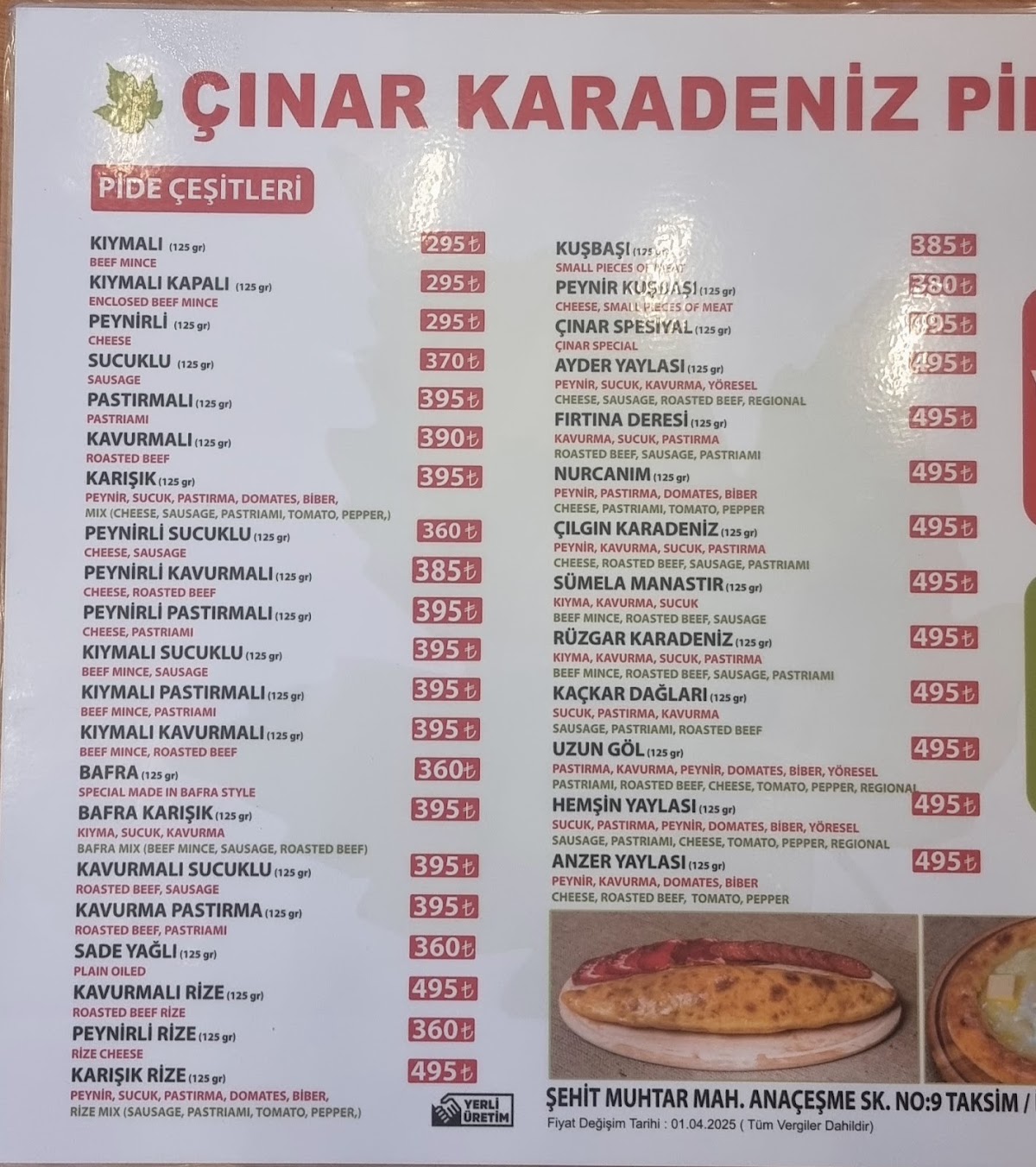 Çınar Karadeniz Pide Salonu galeri fotoğrafı 4